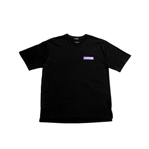 Jhood 엠파이어 스테이트 오버핏 티셔츠 - 블랙