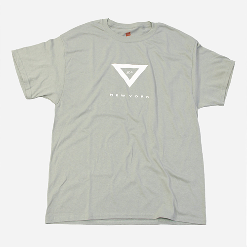 VHTS 트라이앵글 로고 티셔츠 - 워시그린
