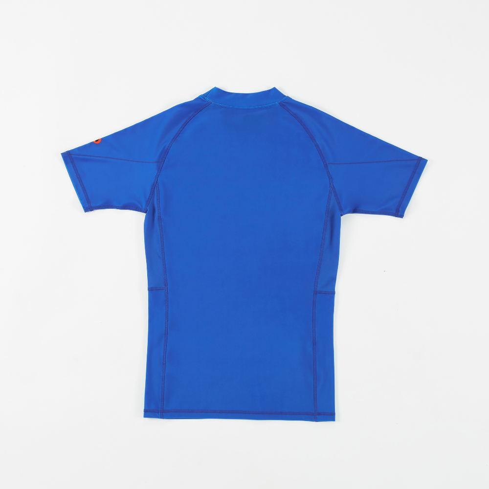 반팔 티셔츠 블루 색상 이미지-S1L14